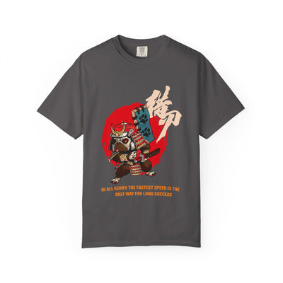 Pug Dog Graphic Tee Japanese Samurai Art Gift - Sinful Threads