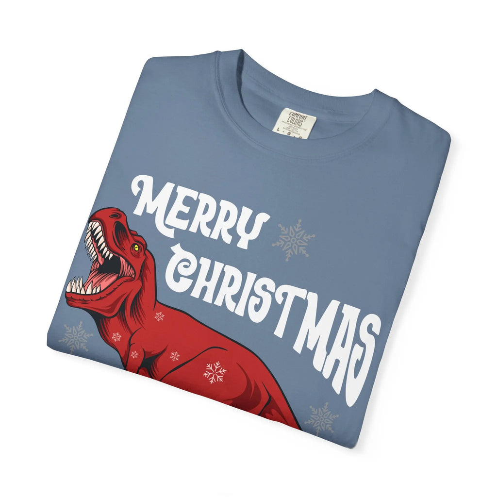 Christmas T Rex Tee - Funny Holiday Dinosaur Gift - Sinful Threads