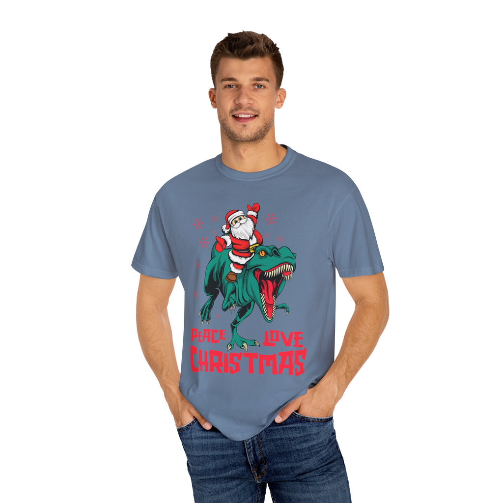 Santa T-Rex Shirt - Funny Dino Christmas Tee - Holiday Gift - Sinful Threads