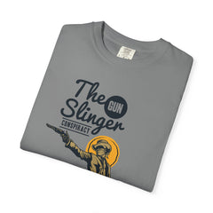 Gunslinger Graphic Tee Conspiracy Cowboy - Western Unisex - Sinful Threads