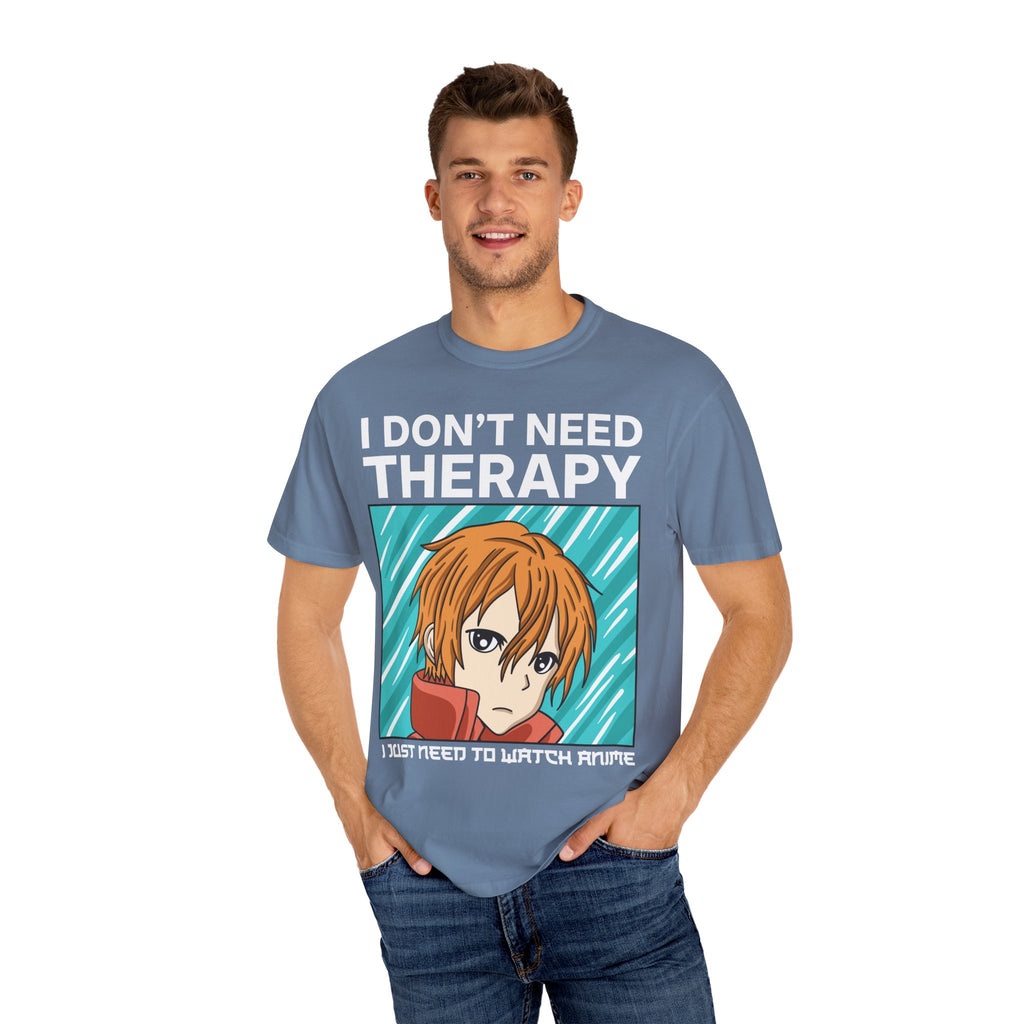 Anime Therapy Shirt – I Don’t Need Therapy Manga Style Tee - Sinful Threads