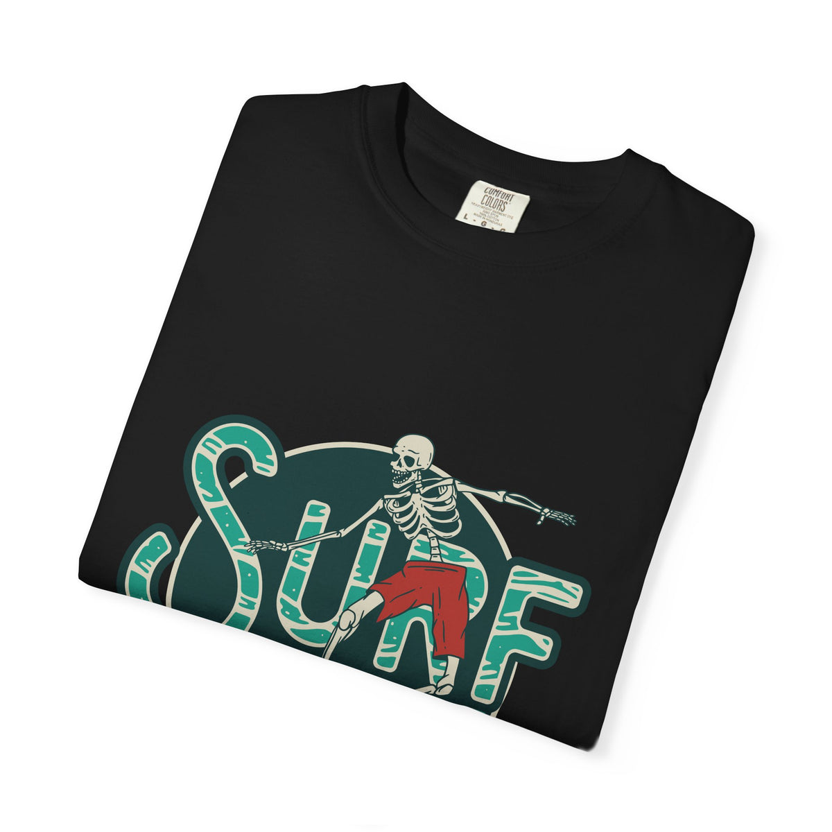 Skeleton Surfer Shirt - Surf Time Tee - Cool Beach Gift