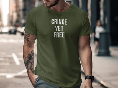 Cringe Yet Free Statement T-shirt Casual Wear product
