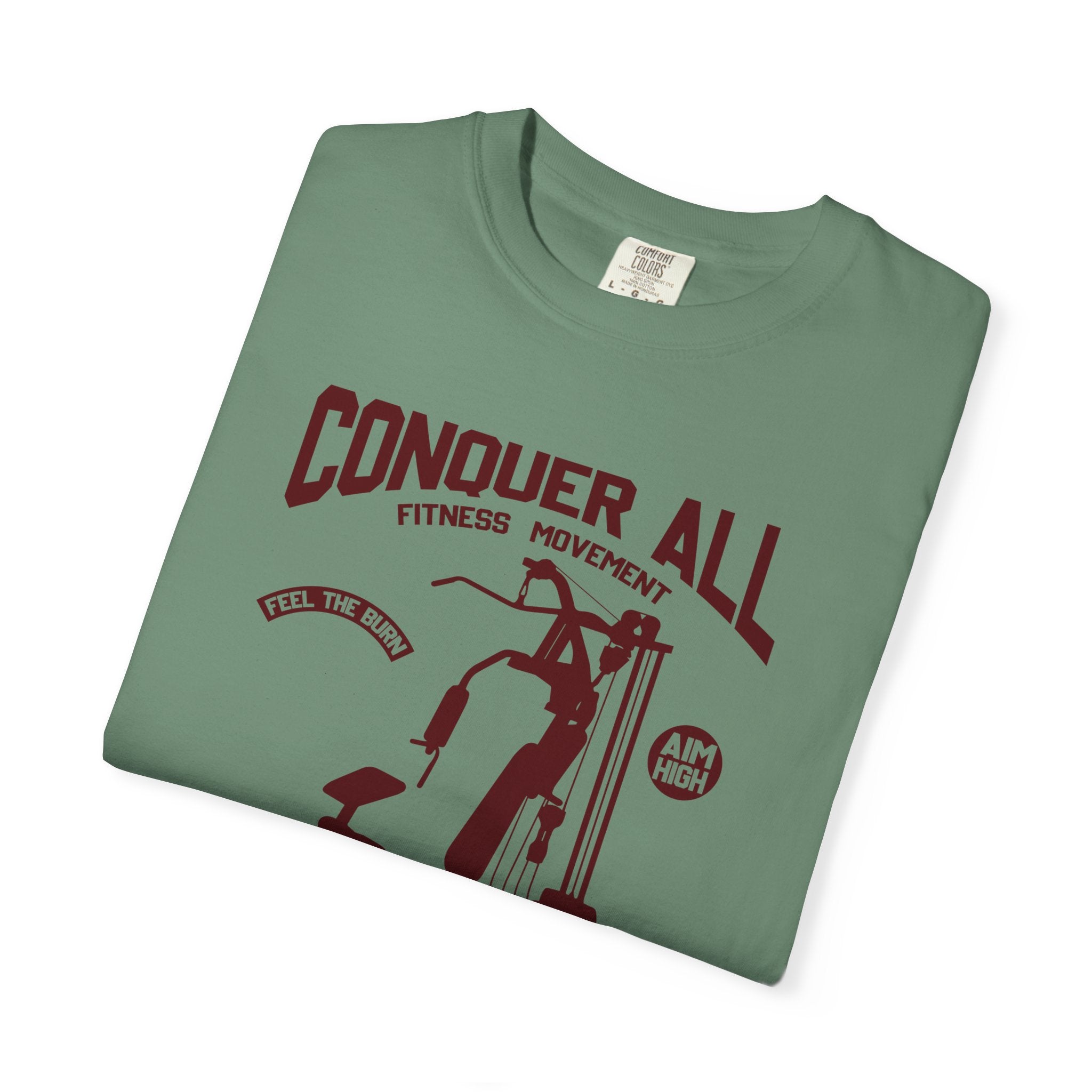 Conquer All Fitness T-Shirt - Gym Motivation Tee - Sinful Threads