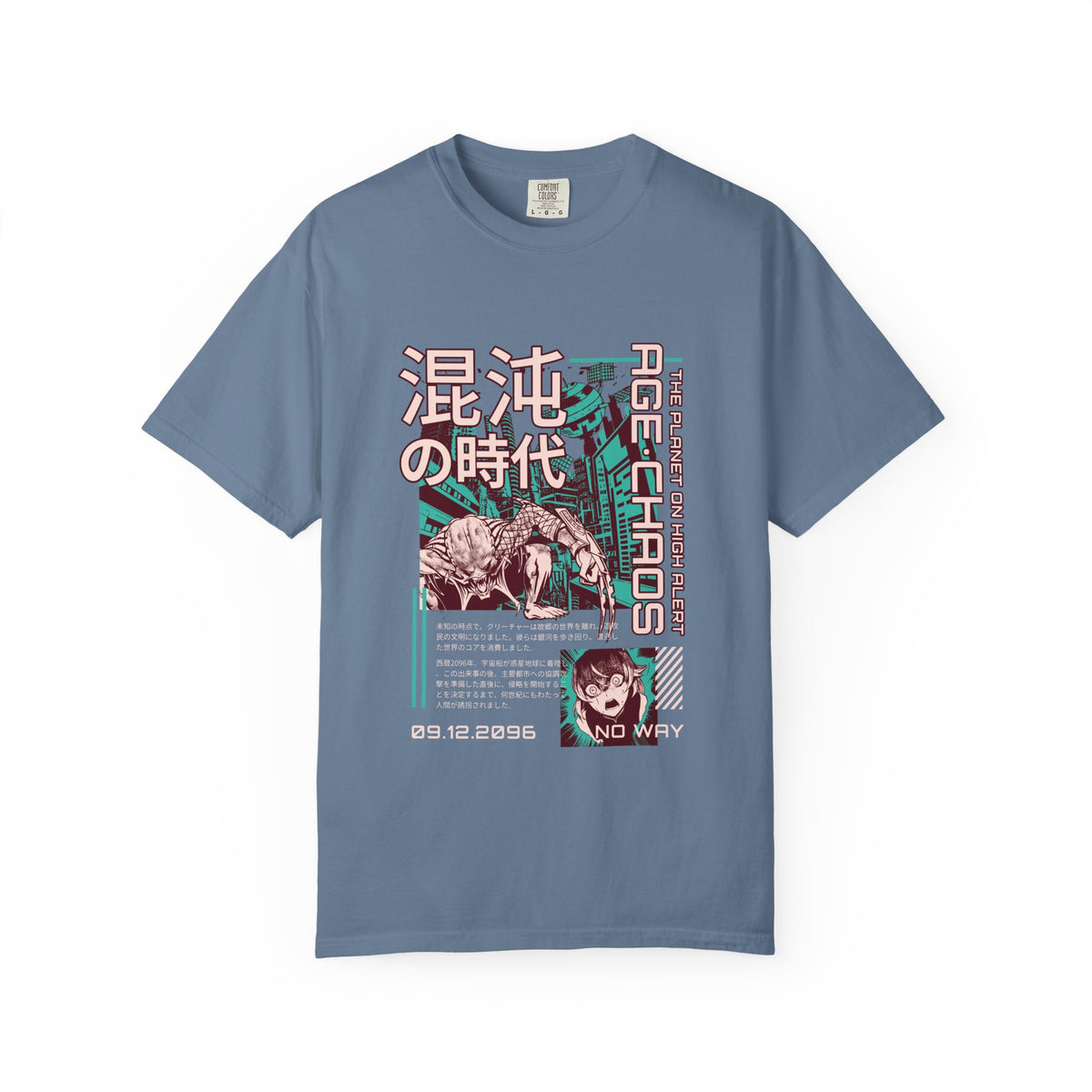 Cyberpunk Alien Tee - Anime Predator - Graphic Gift