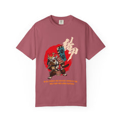 Pug Dog Graphic Tee Japanese Samurai Art Gift