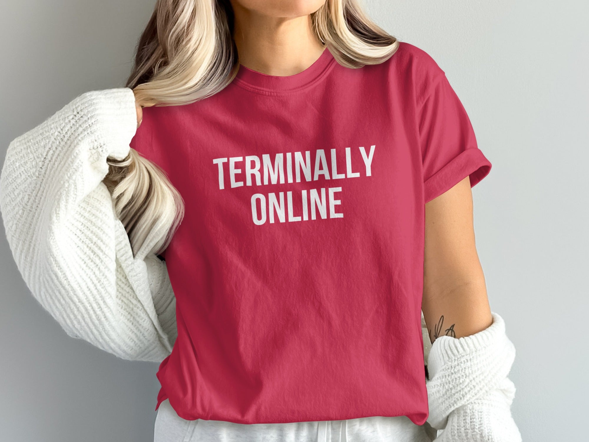 Terminally Online Statement T-shirt product type