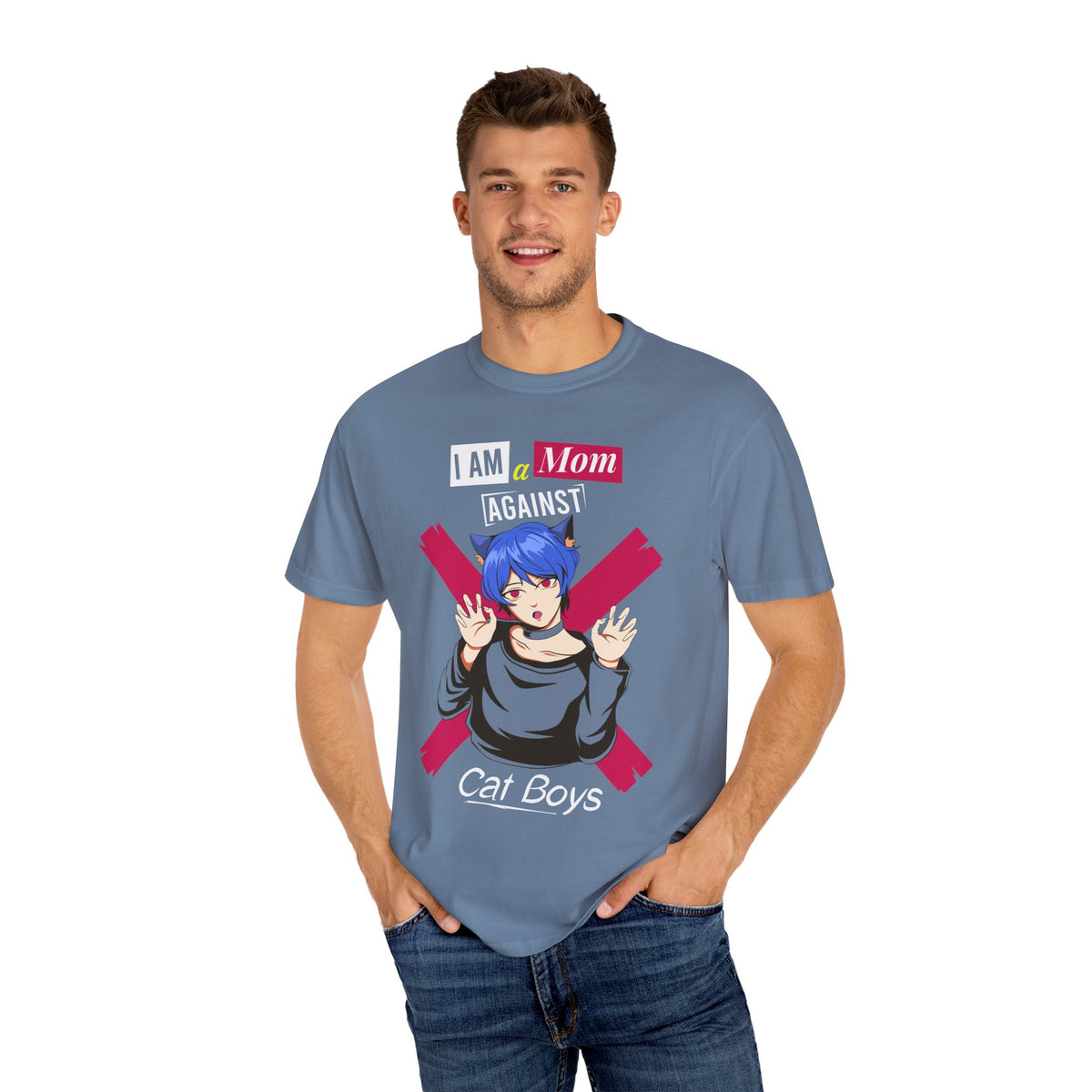 Mom Against Cat Boys Tee – Anime Cat Girl Otaku Mom Shirt