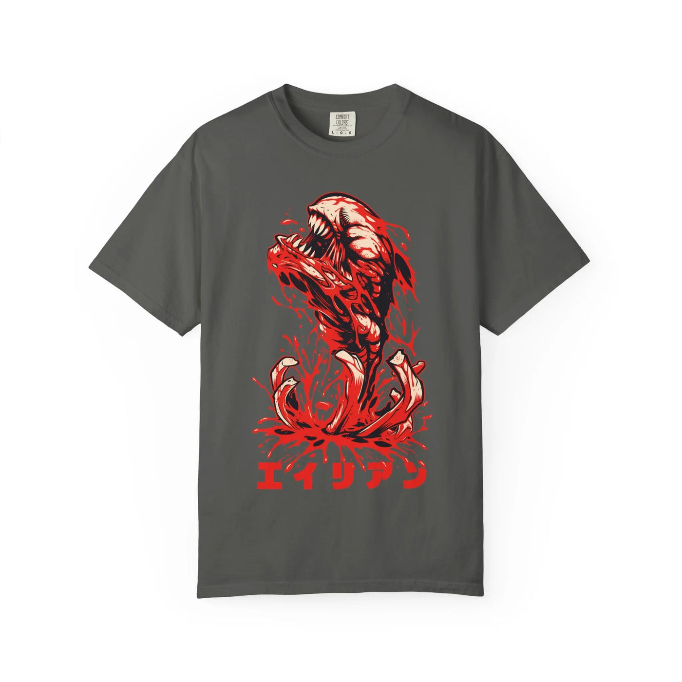 Chestbuster Tee - Japanese Alien Horror Vintage Sci-Fi Shirt - Sinful Threads