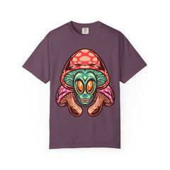 Psychedelic Graphic Tee - Trippy Mushroom Tee - Alien Art Gift