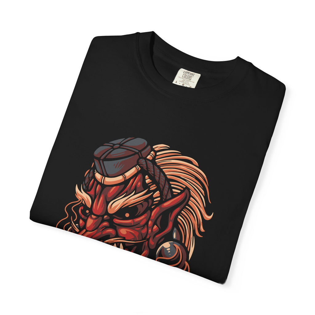 Tengu Mask Shirt - Japanese Demon Tee for Yokai Culture Fans - Sinful Threads