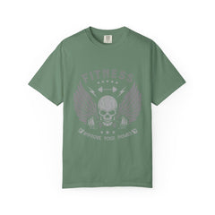 Fitness Improve Your Power Skull Wings Gym Design T-Shirt