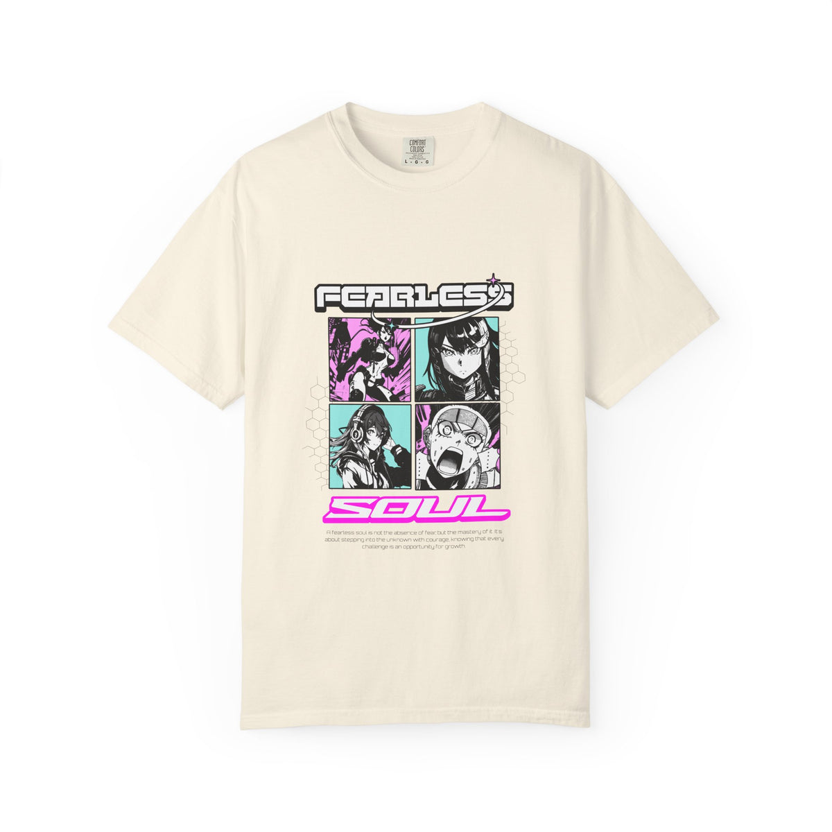 Fearless Soul Tee - Anime Manga Bold Aesthetic Graphic