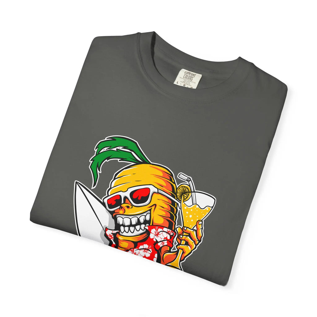 Surfing Carrot With a Drink Graphic Awesome T-Shirt - Sinful Threads