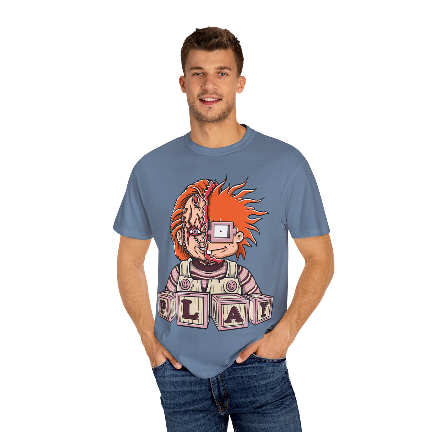 Killer Doll Shirt - Wanna Play Horror Tee for Chucky Culture - Sinful Threads