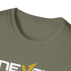Never Give Up Motivational Graphic Tee - Inspiring Persistence