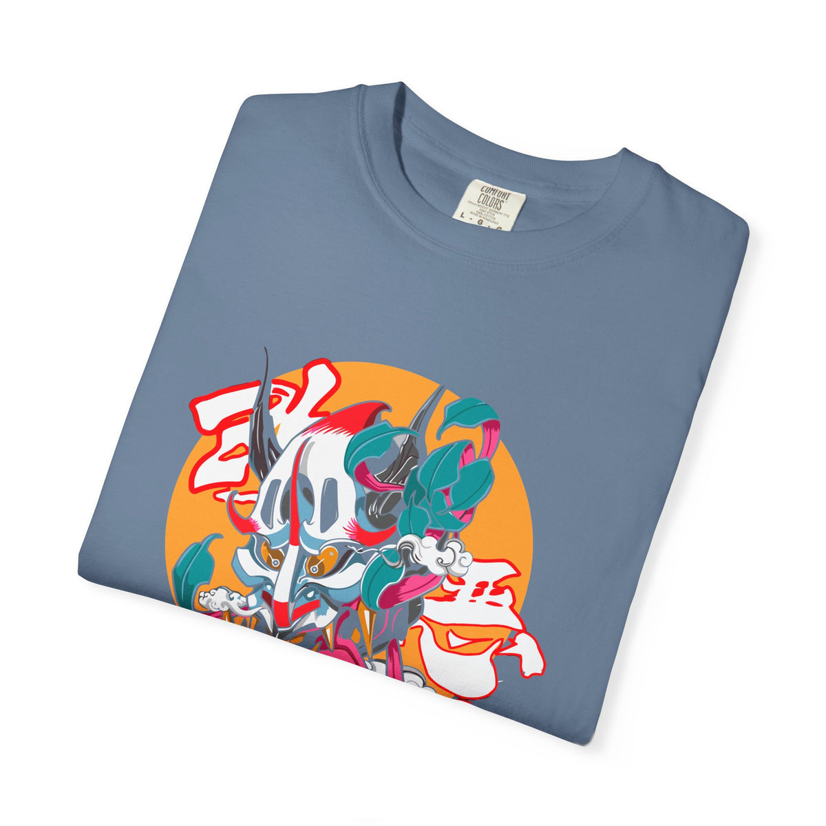 Oni Mask Japanese Demon Tee Uprising Art Streetwear