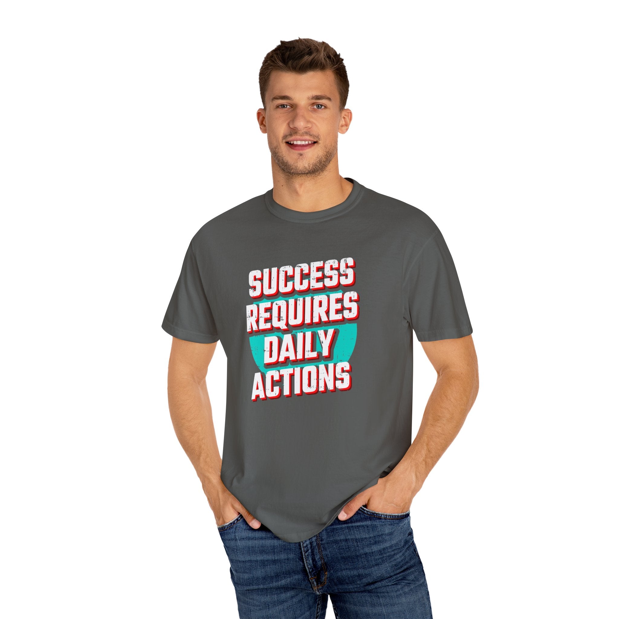 Motivational Quote Shirt - Daily Action Tee - Success Gift - Sinful Threads