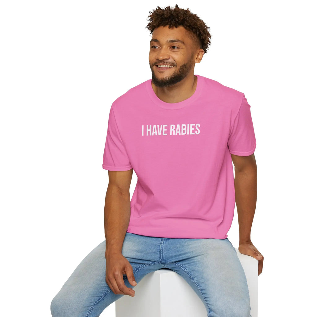 I Have Rabies T-Shirt - Dark Humor Meme Design Printify