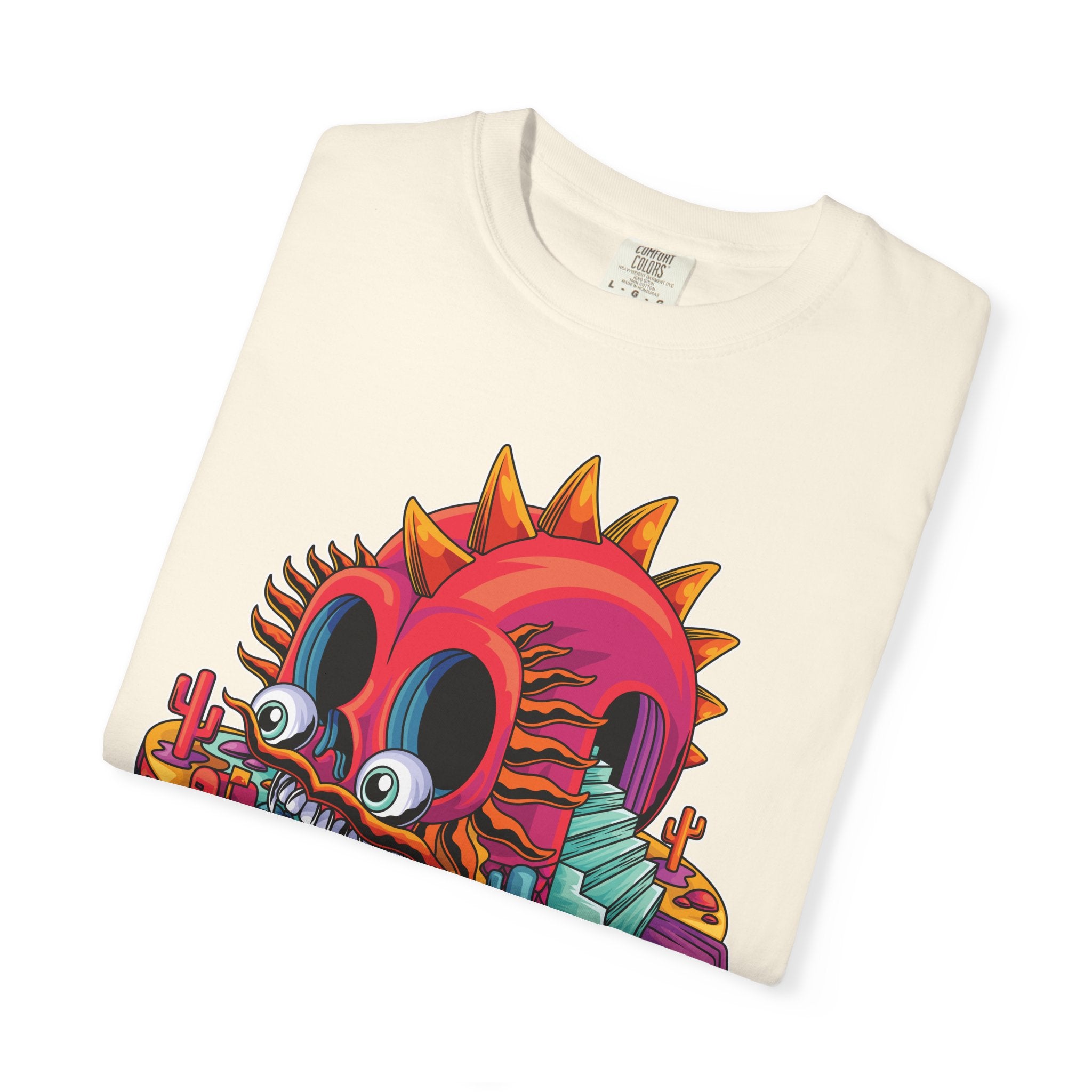 Fantasy Dragon Tee - Psychedelic Monument Valley Art Shirt - Sinful Threads
