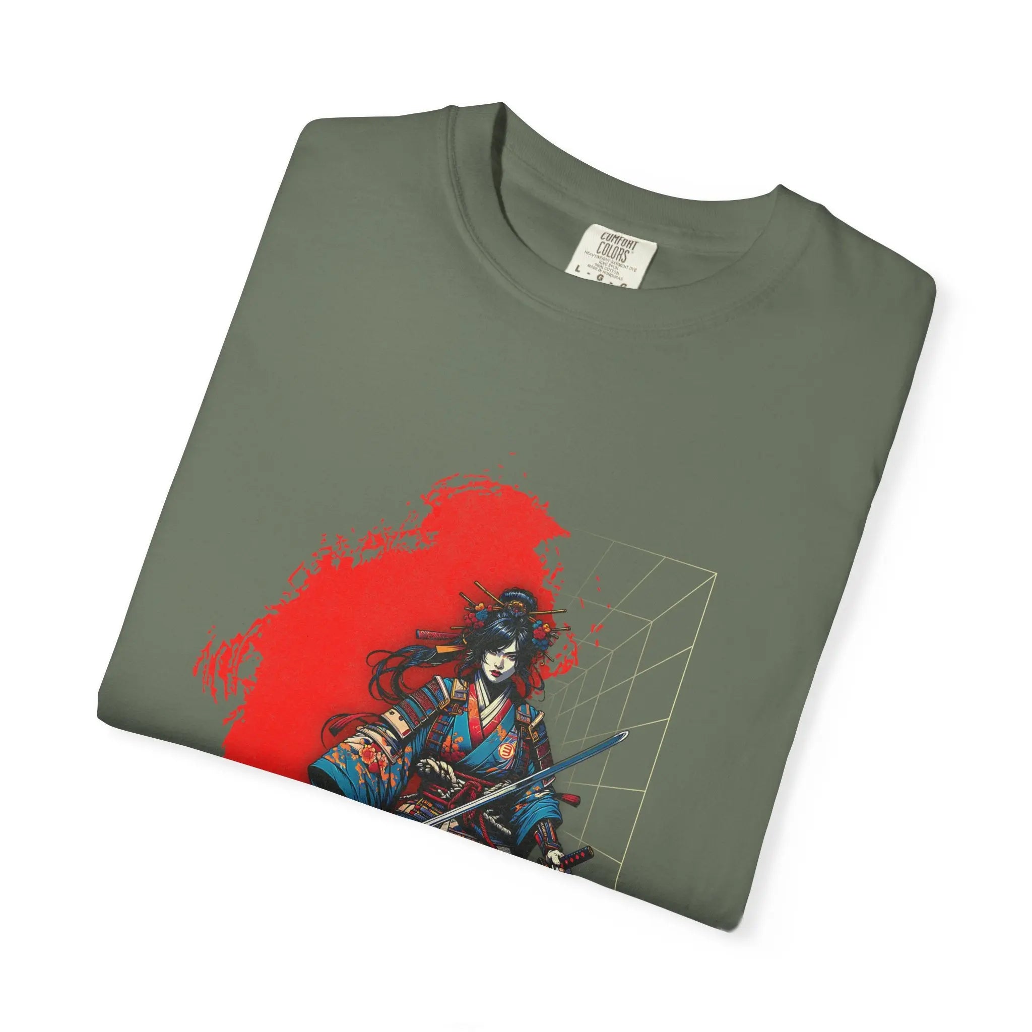 Onna Bugeisha Tee - Samurai Warrior Art Geisha Katana - Sinful Threads