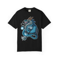 Eastern Dragon Tee - Blue Fantasy Mythical Creature Gift - Sinful Threads