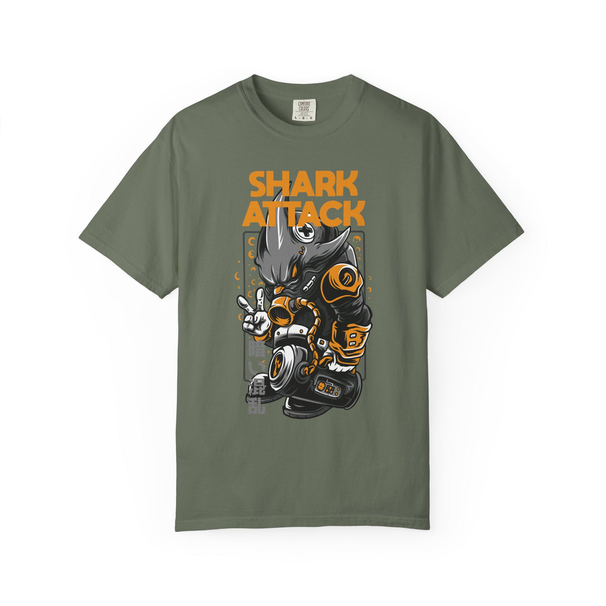 Shark Attack Bold Graphic Unisex T-Shirt