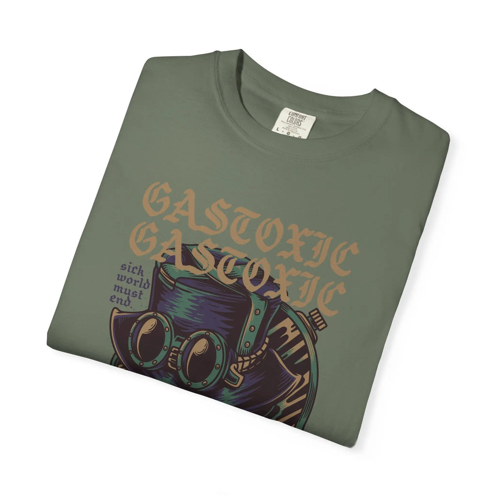 Gastoxic Steam Punk Character Design Graphic Printed T-Shirt - Sinful Threads