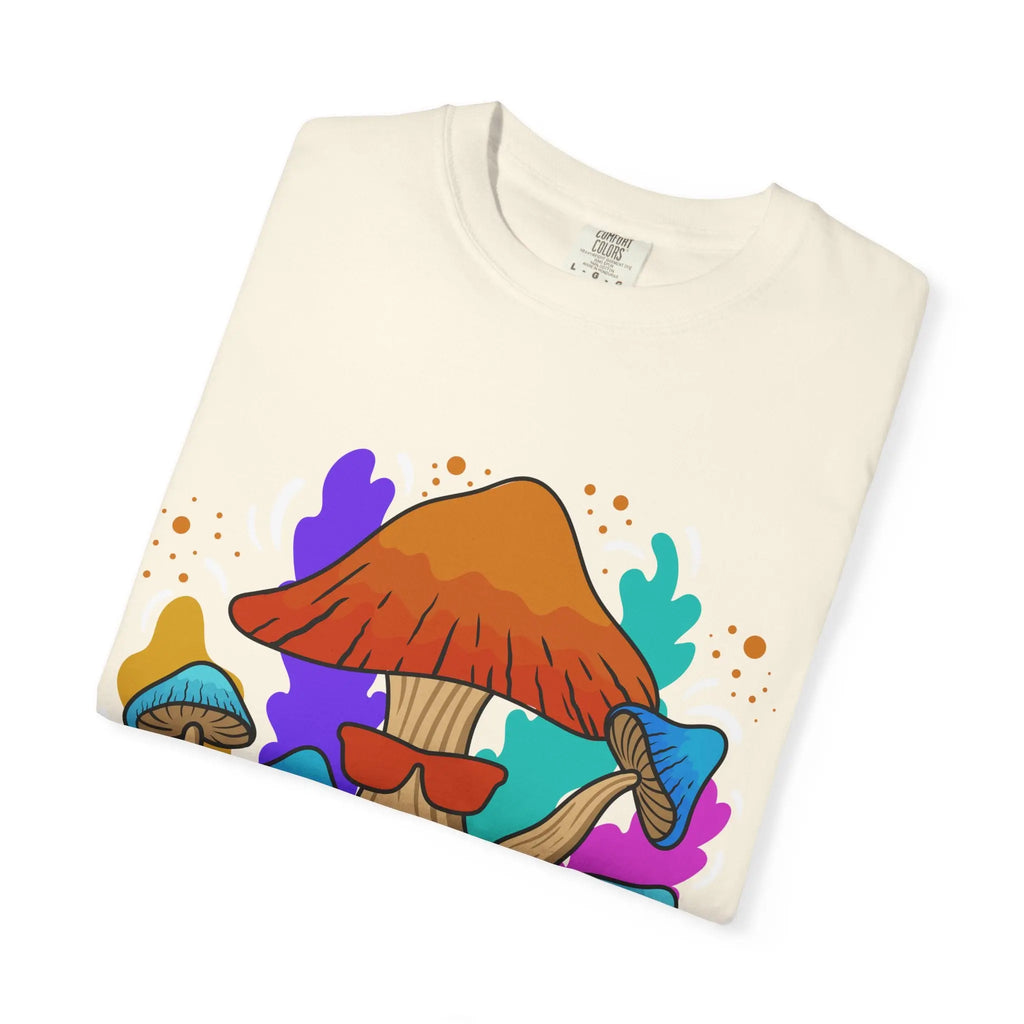 Psychedelic Mushroom Tee - Trippy Sunglasses Fungi Gift - Sinful Threads