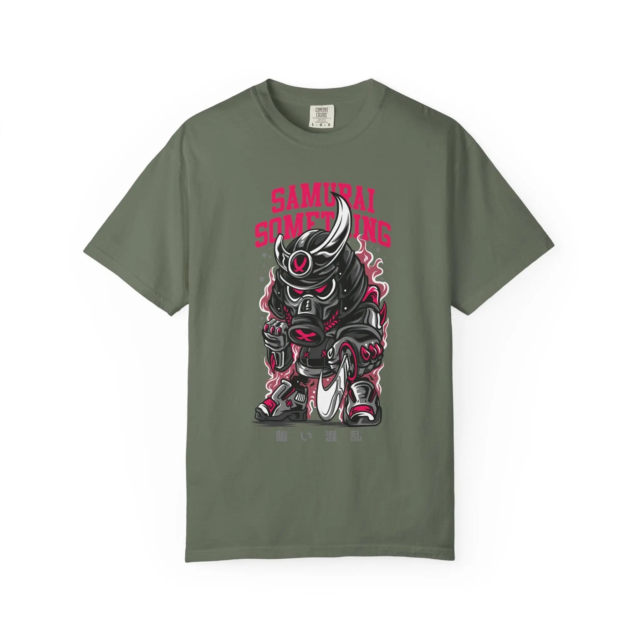 Samurai Something Dark Distressed Design T-Shirt - Sinful Threads