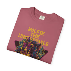 Fierce Wolfie The Unstoppable Graphic Design T-Shirt