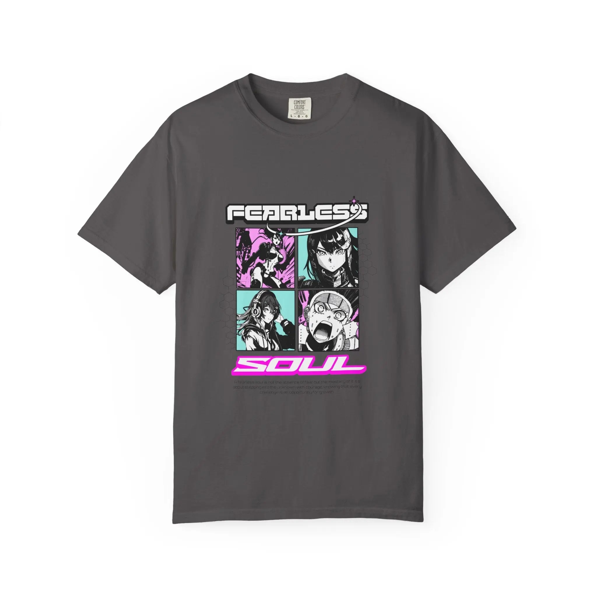 Fearless Soul Tee - Anime Manga Bold Aesthetic Graphic - Sinful Threads