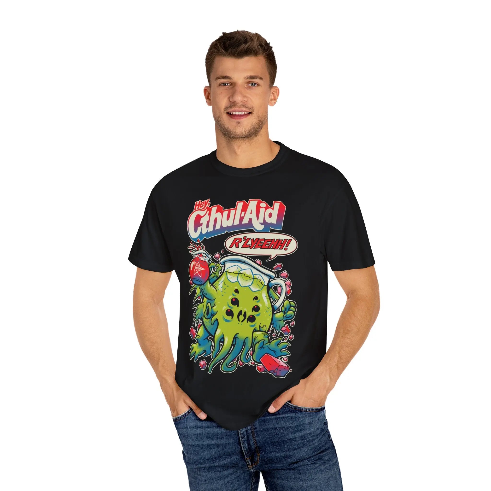 Cthulhu Parody Tee - Funny Cosmic Beverage Comedy Shirt - Sinful Threads