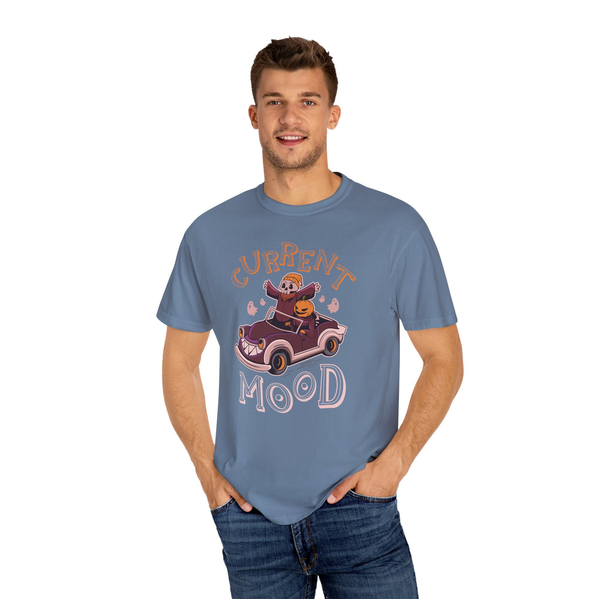 Current Mood Halloween Tee - Funny Spooky Graphic Shirt