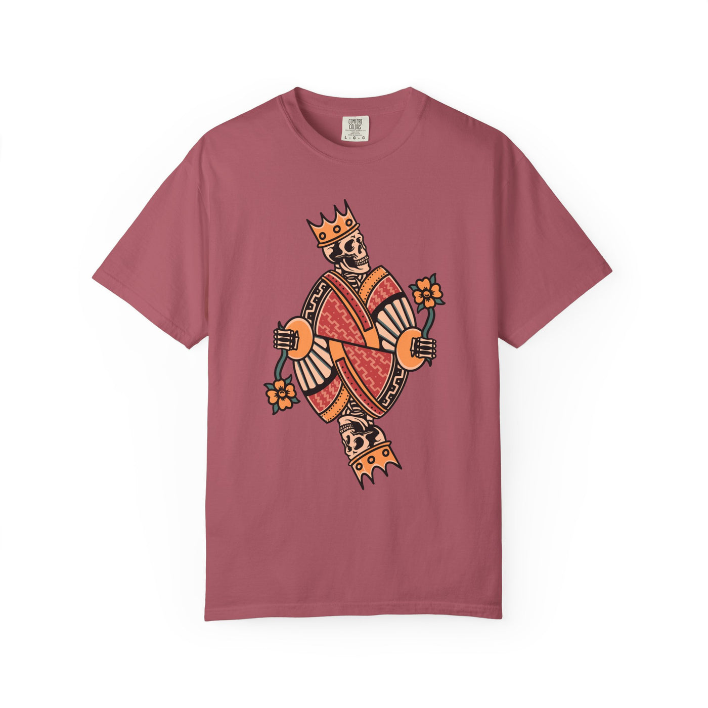 King Diamonds Skull Shirt - Unique Playing Card Tee, Poker Gift - Sinful Threads