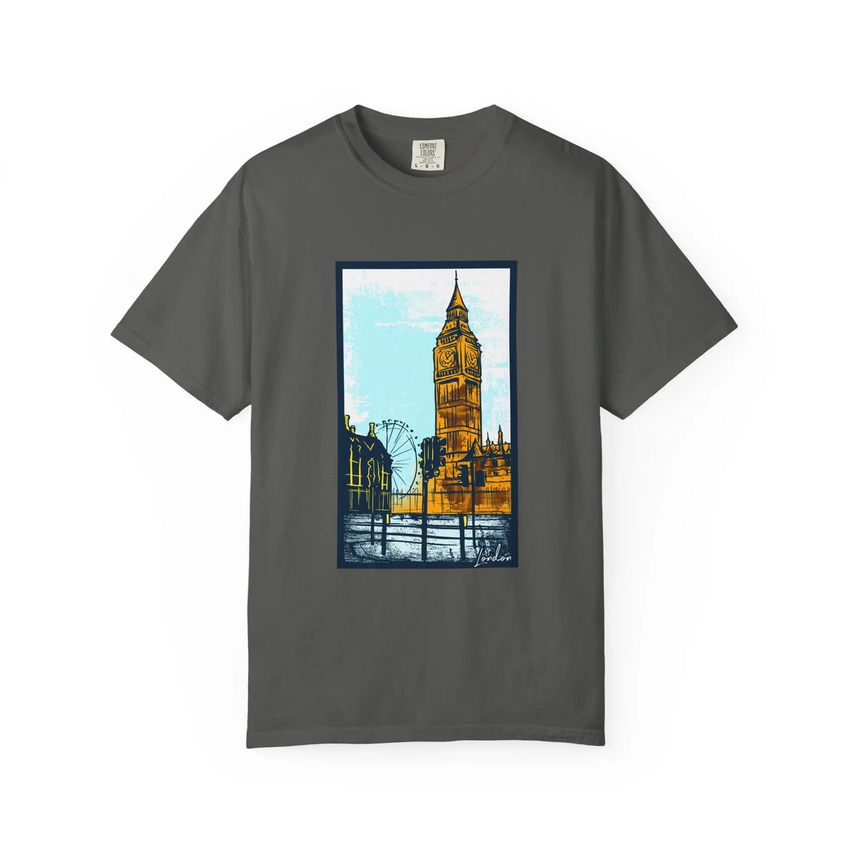 Iconic London Cityscape Big Ben T-Shirt - Sinful Threads