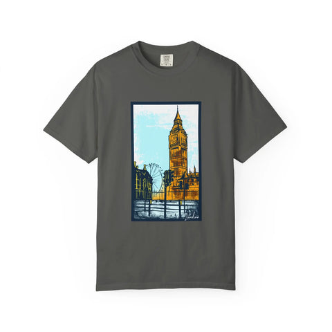 Iconic London Cityscape Big Ben T-Shirt - Sinful Threads