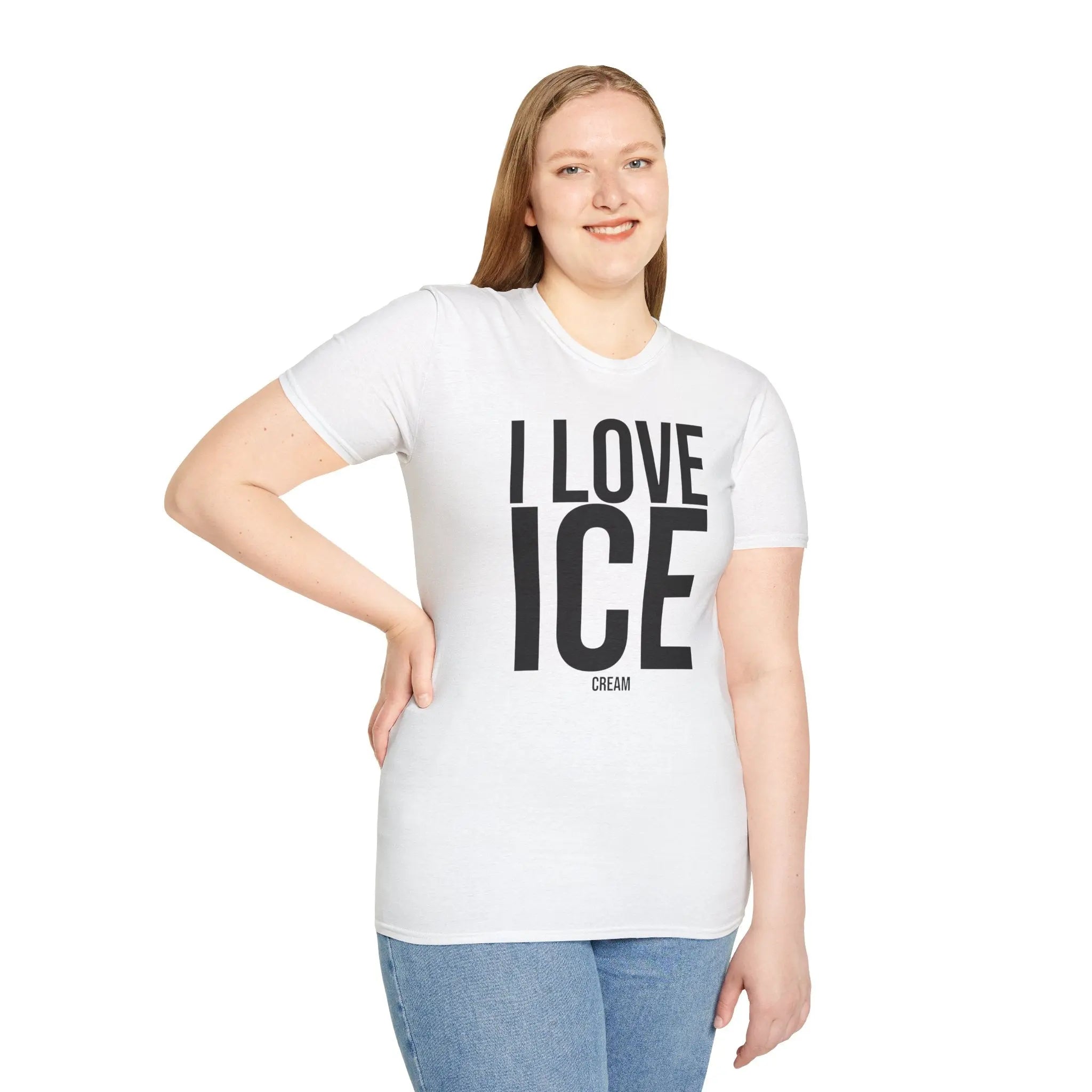 Political Satire Shirt - I Love ICE Cream Funny Tee Printify