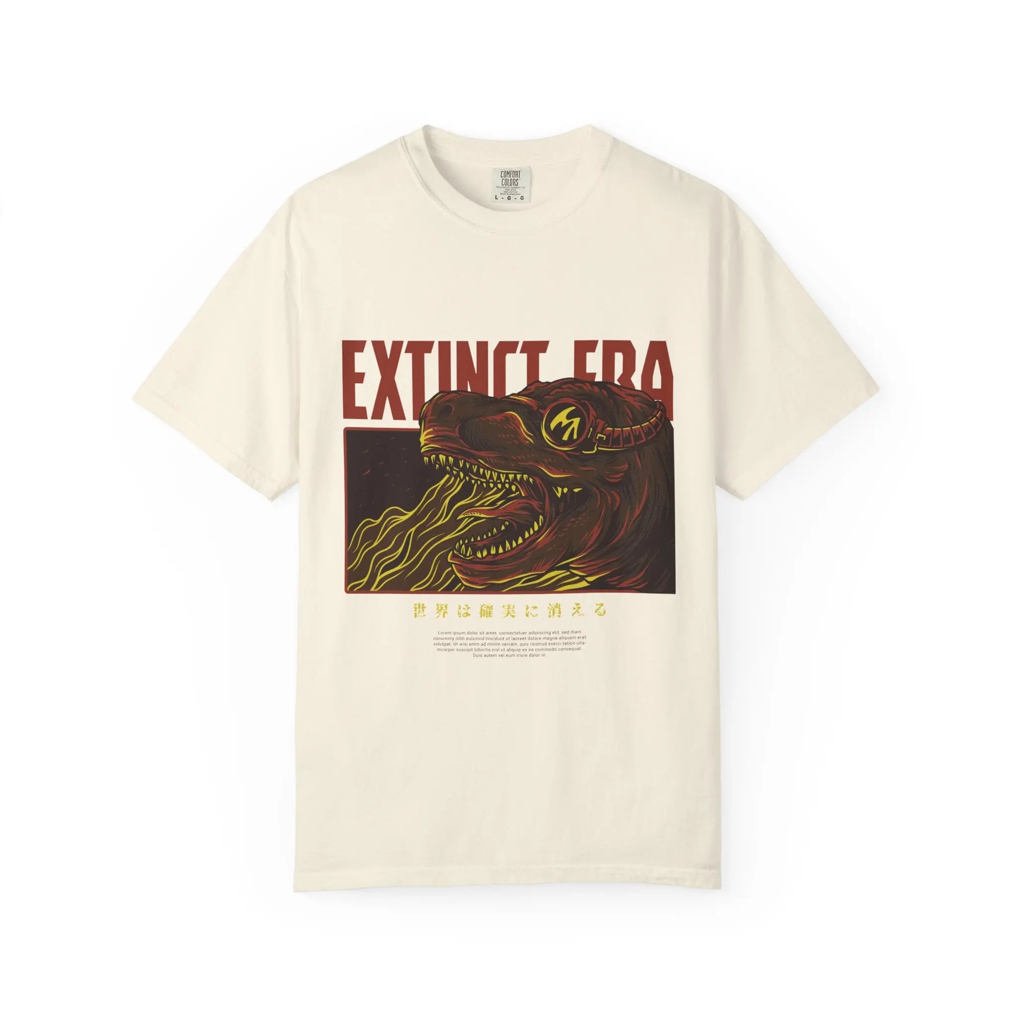 Extinct Era Dinosaur Graphic Unisex Relaxed Fit T-Shirt - Sinful Threads