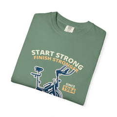 Start Strong Finish Stronger Fitness Movement Since 1984 T-Shirt