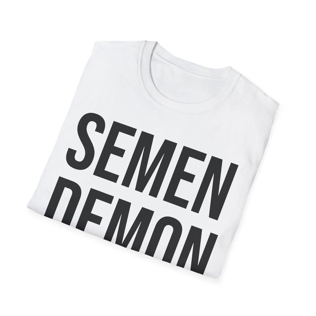 Semen Demon Tee - Adult Humor Graphic Tee Printify