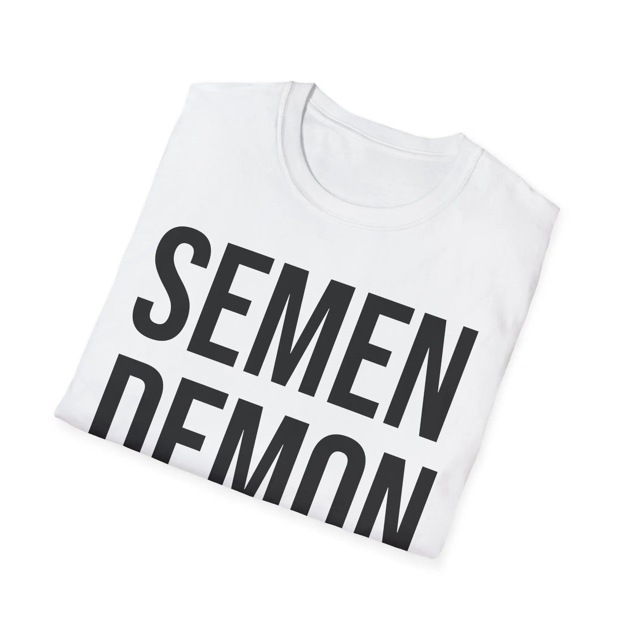 Semen Demon Tee - Adult Humor Graphic Tee Printify