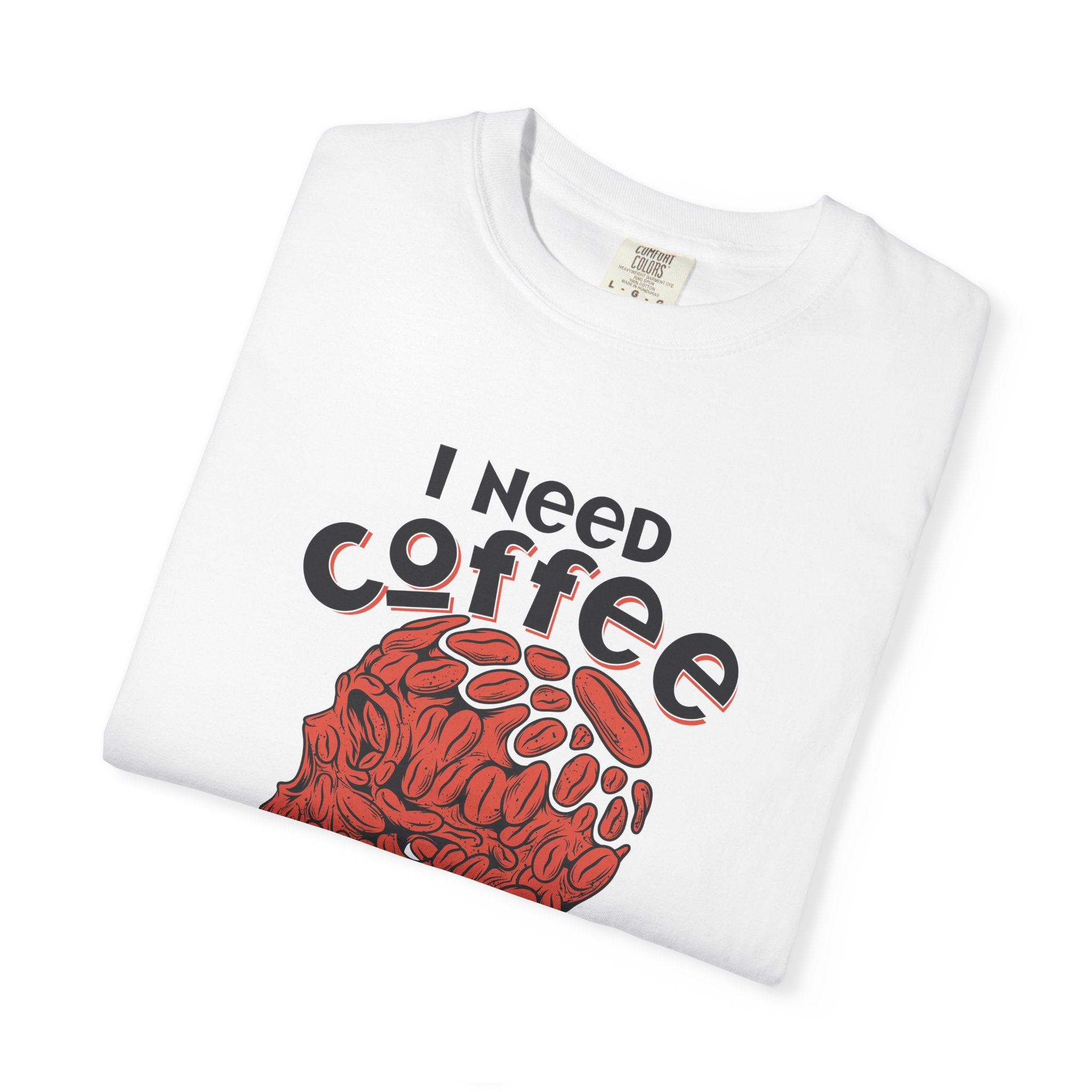 Coffee Skull Shirt - Funny Bold Graphic - Caffeine Addict Tee - Sinful Threads