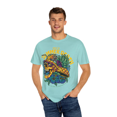 Pineapple Skull Tee - Tropical Skull Tee - Edgy Summer Gift - Sinful Threads