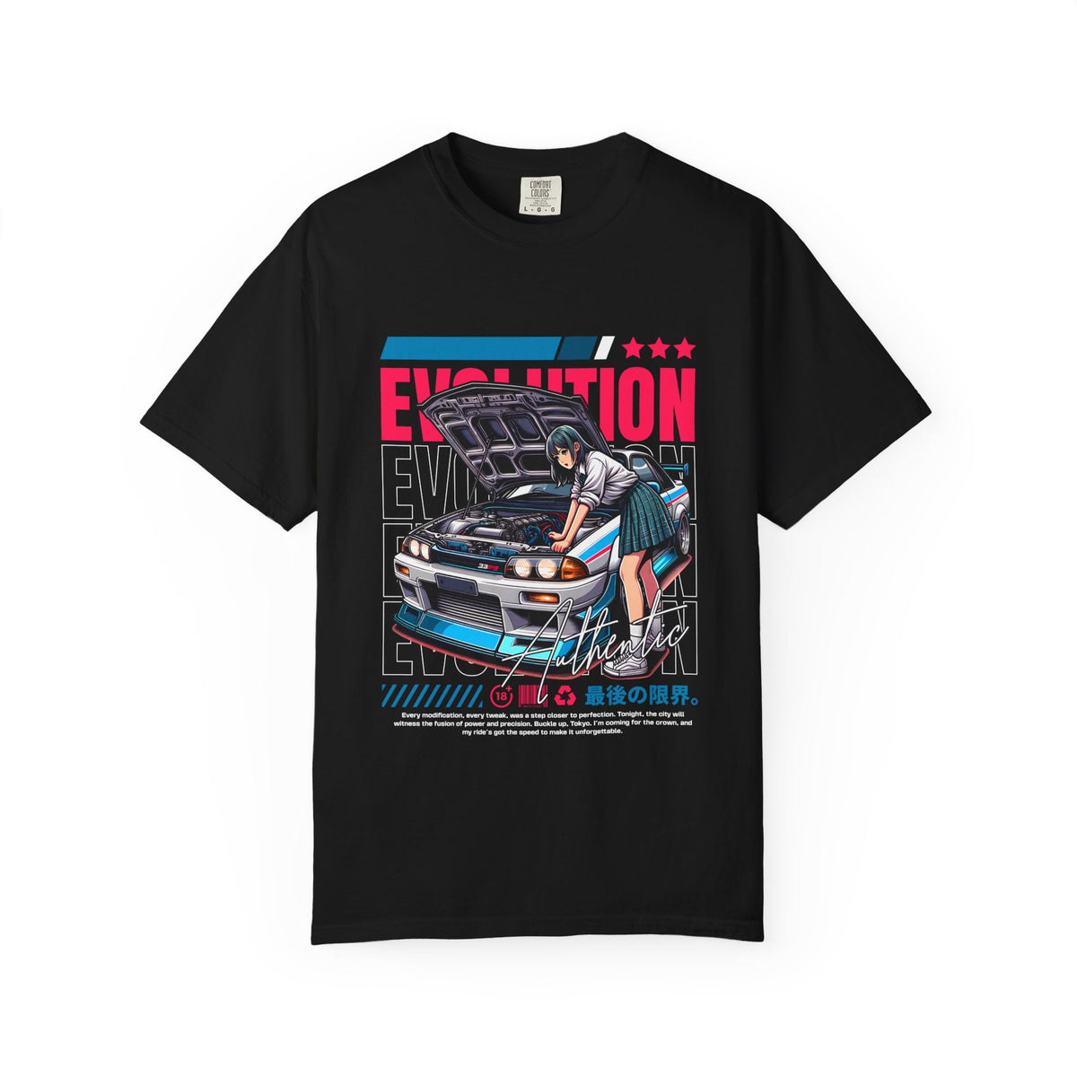R32 Skyline Tee - JDM Drift Culture Anime Girl Art