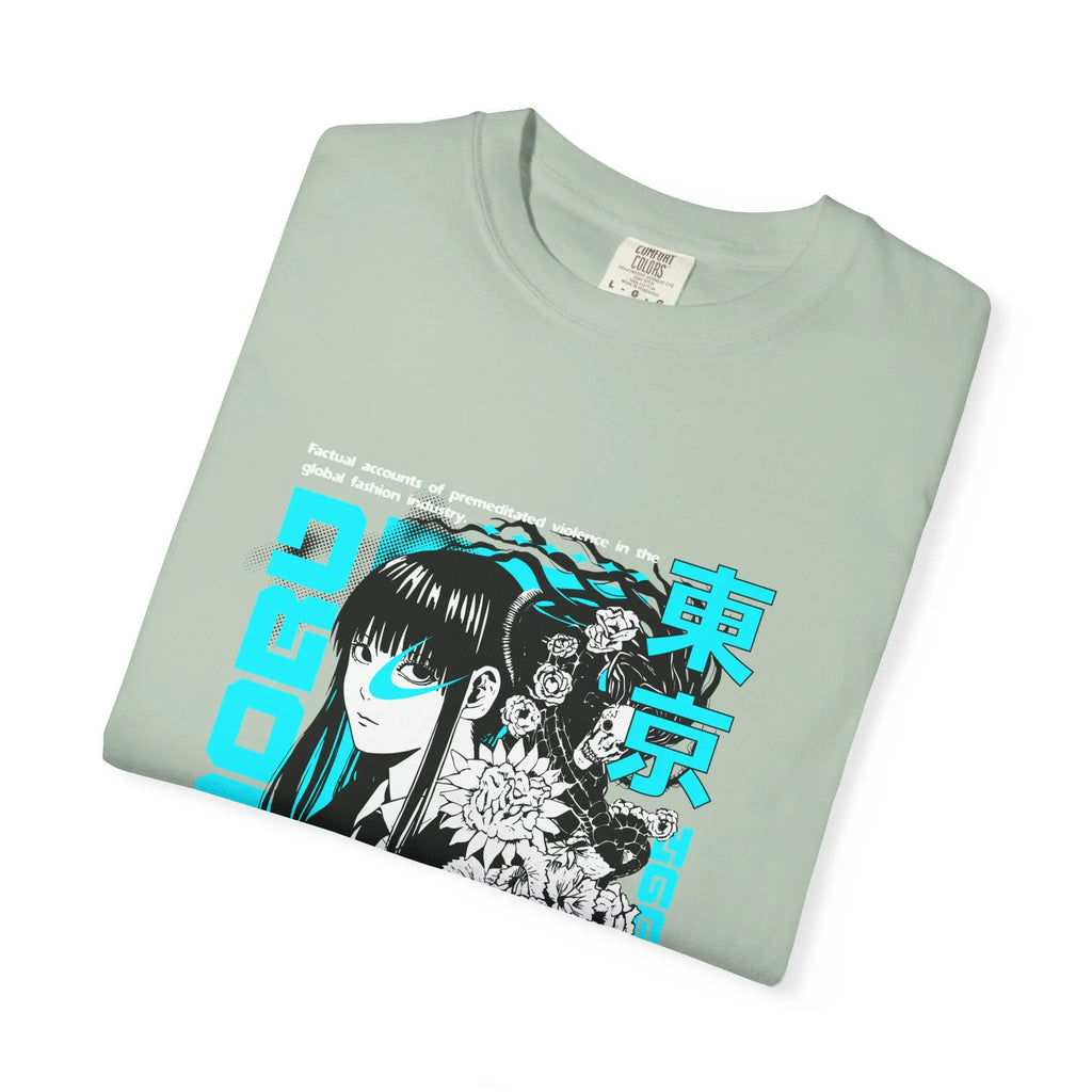 Anime Grunge Tee - Tokyo Y2K Vaporwave - Street Gift - Sinful Threads