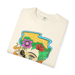 Floral Skull Shirt - Skeleton Graphic Tee - Artistic Gift