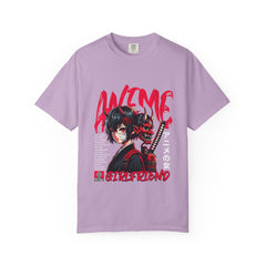 Oni Mask Anime Tee - Katana Demon Girl - Japanese Gift