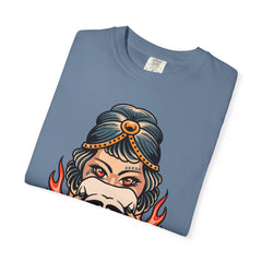 Traditional Tattoo Shirt - Fortune Teller Tee - Skull Graphic Top