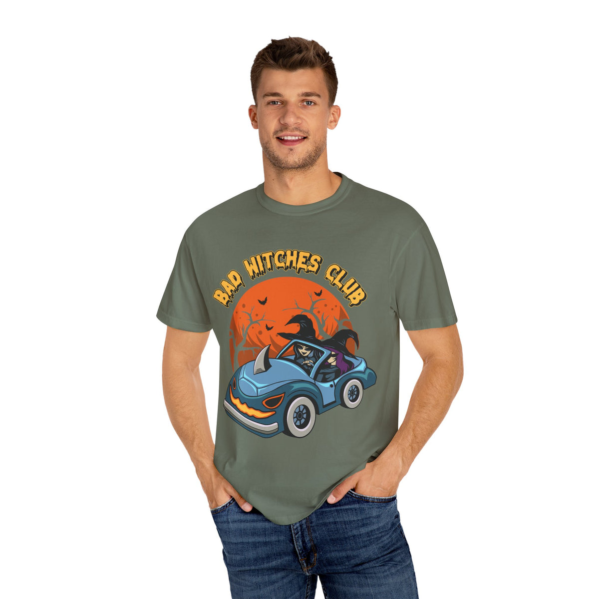 Funny Witch Shirt - Bad Witches Club - Halloween Party Tee